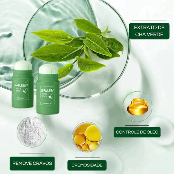 Green Mask™ - Elimine totalmente os cravos e acnes [SUPER PROMOÇÃO + FRETE GRÁTIS]
